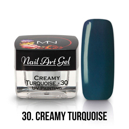 Mystic Nails - Nail Art Gel - 030 - Creamy Turquoise (HEMA-free)