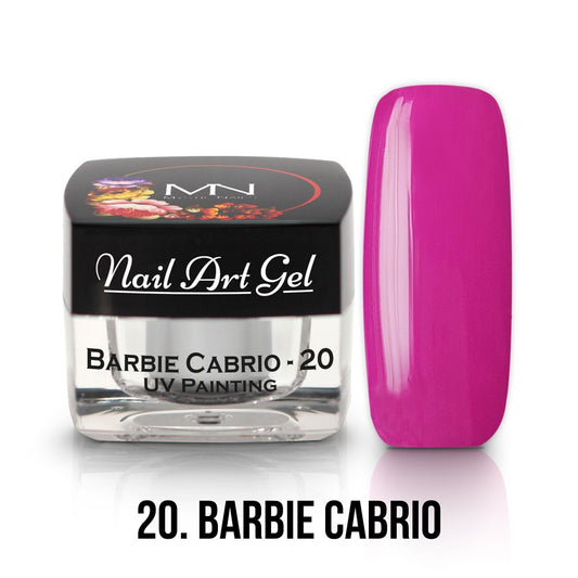 Mystic Nails - Nail Art Gel - 020 - Barbie Cabrio (HEMA-free)