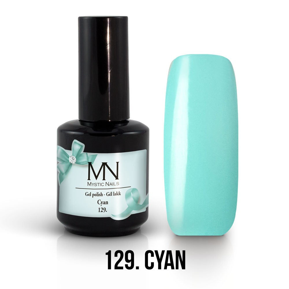 Mystic Nails - Gel Polish 129 - Cyan