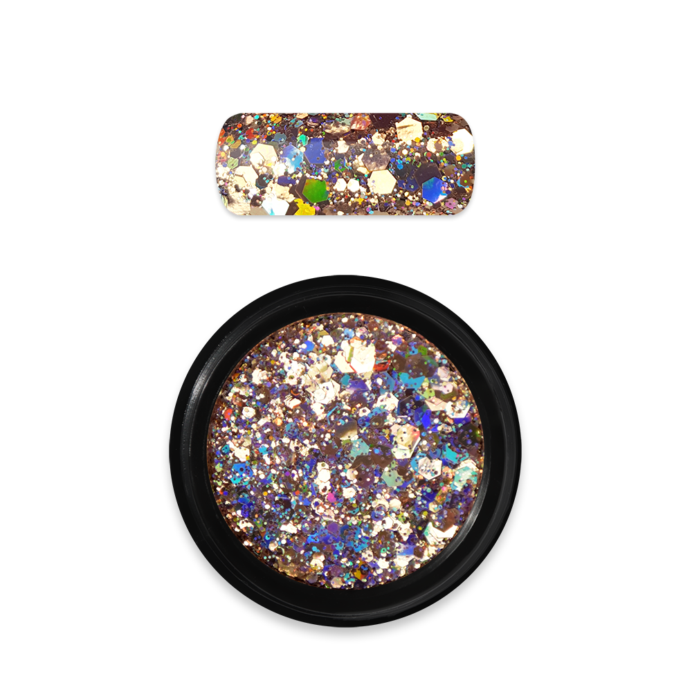Moyra - Holo glitter mix - 02 - Gold
