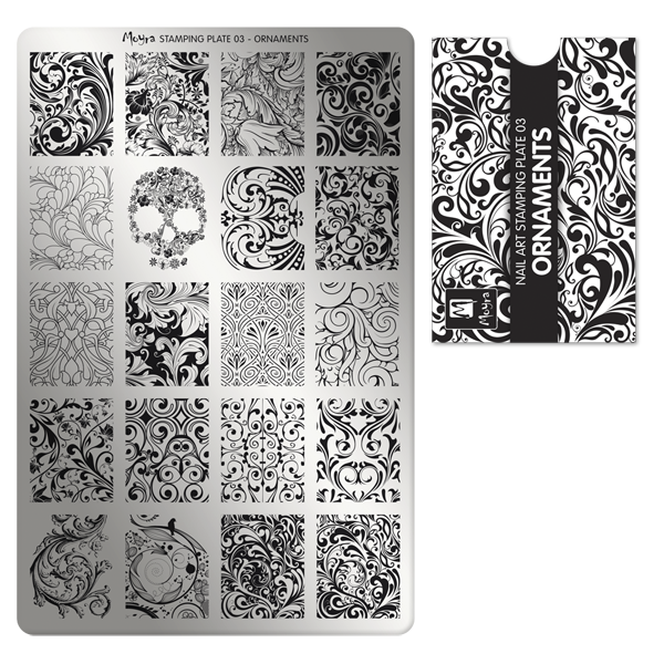 Moyra  Stamping Plate - 03 - Ornaments