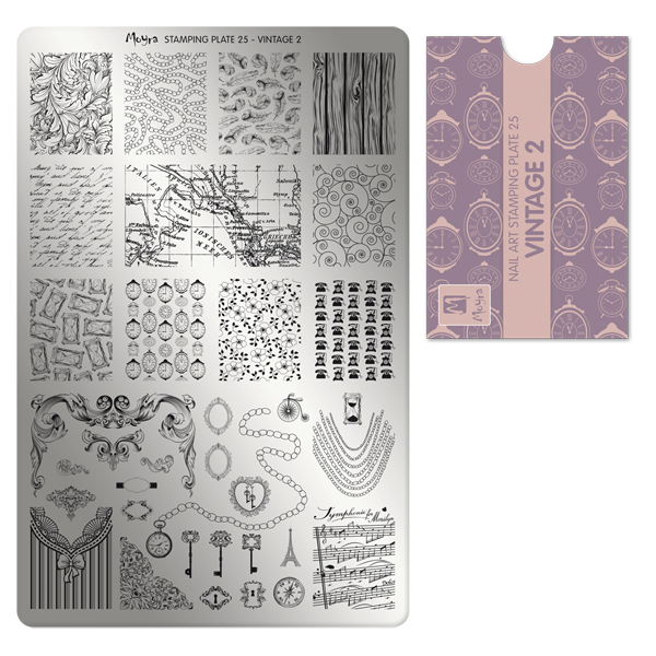 Moyra Stamping Plate - 25 - Vintage 2