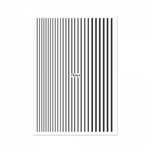 Moyra Nail Art Strips - No.05 - Black