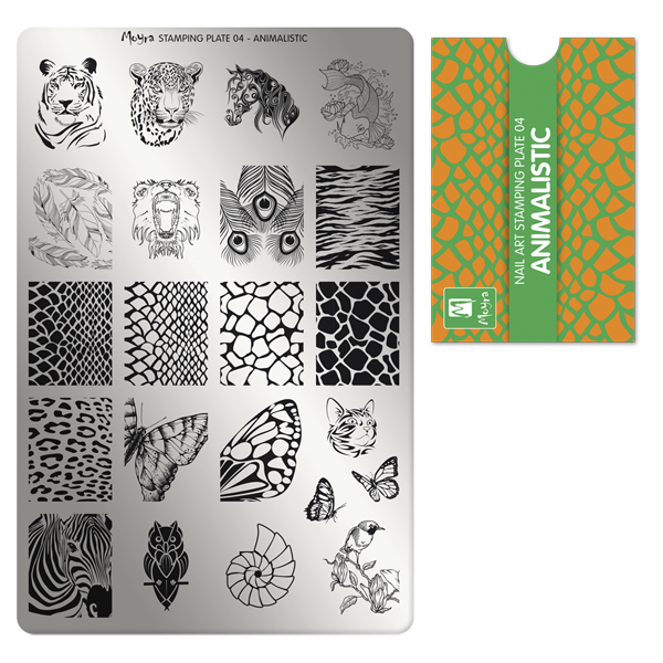 Moyra Stamping Plate - 04 - Animalistic