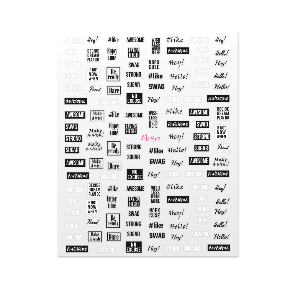 Moyra Nail Sticker (self-adhesive) - No.11