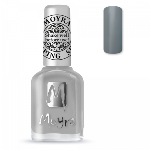 Moyra Stamping Nail Polish - SP23 - Grey