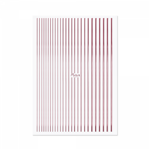 Moyra Nail Art Strips - No.03 - Rose Gold