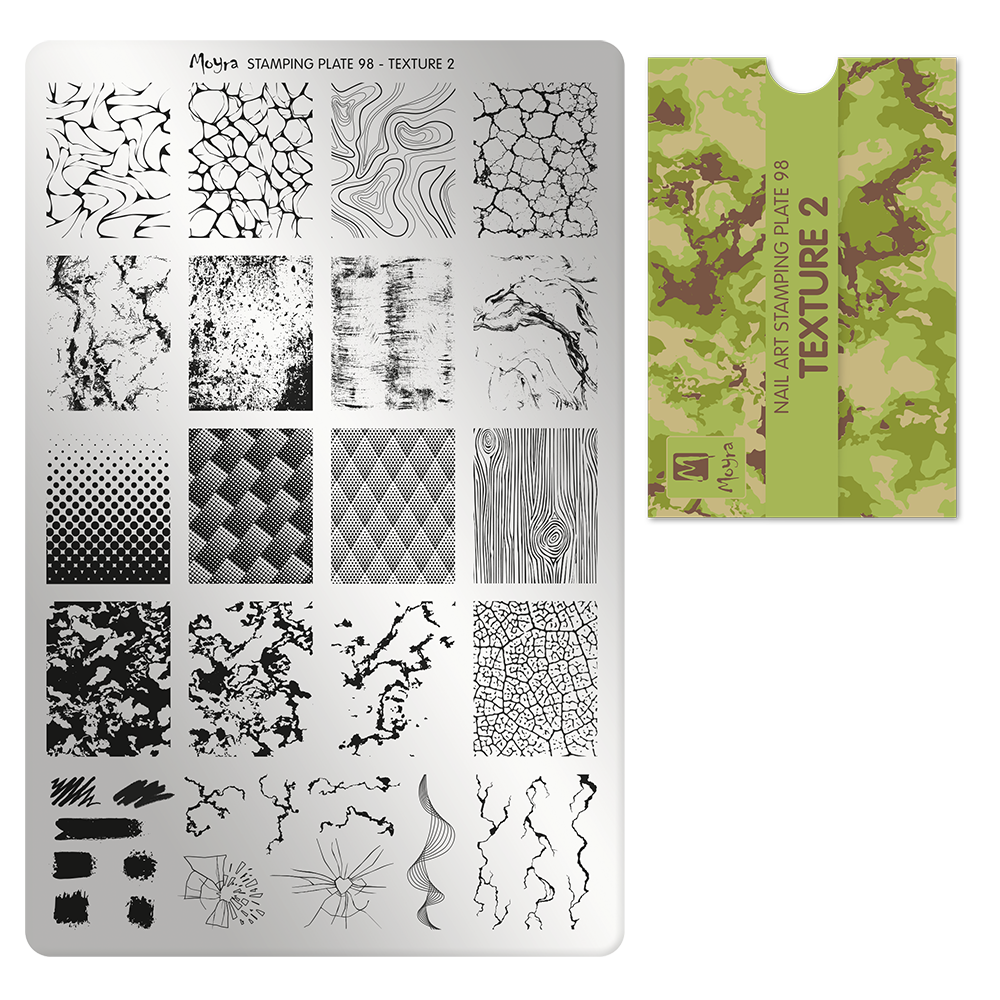 Moyra Stamping Plate - 98 - Texture 2
