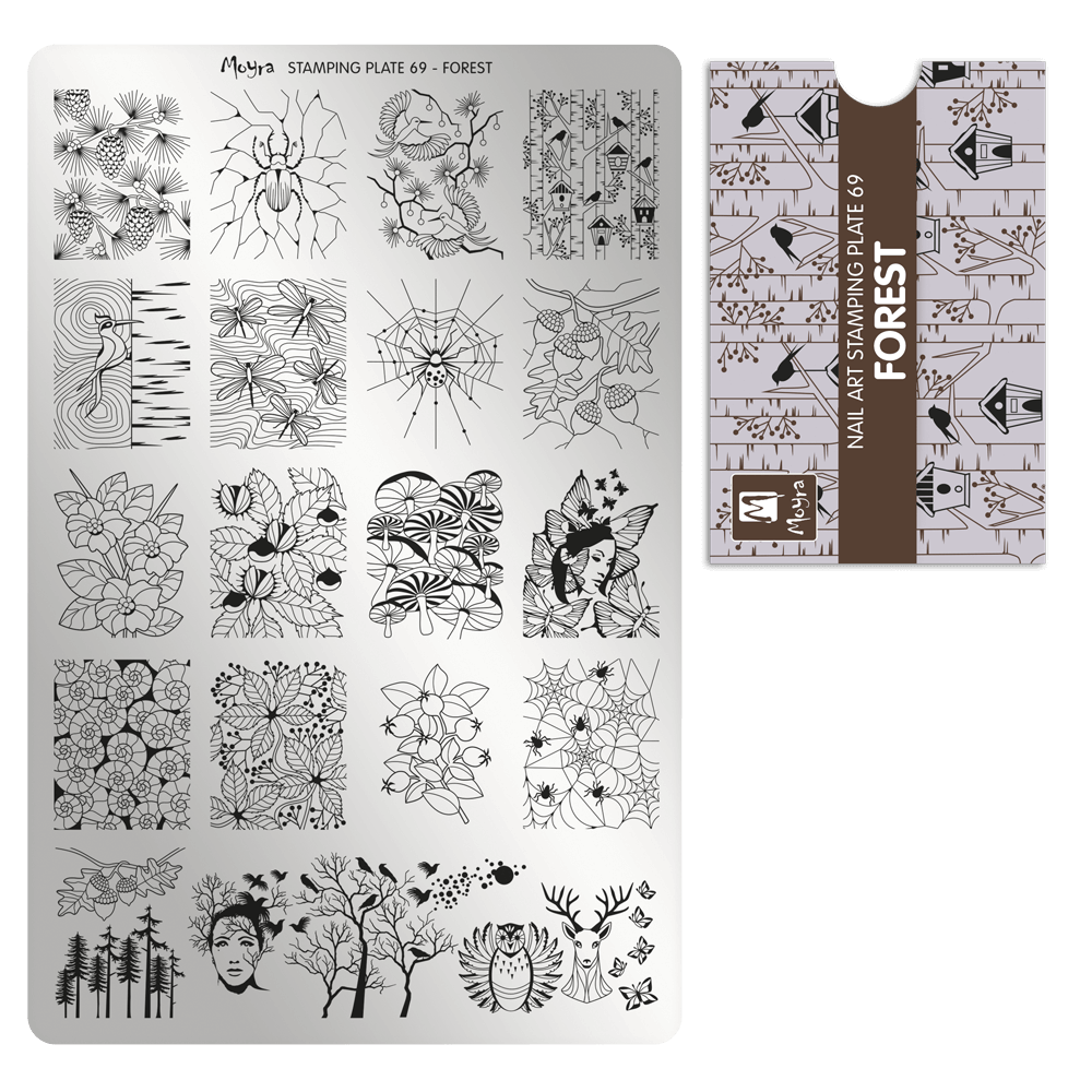 Moyra Stamping Plate - 69 - Forest