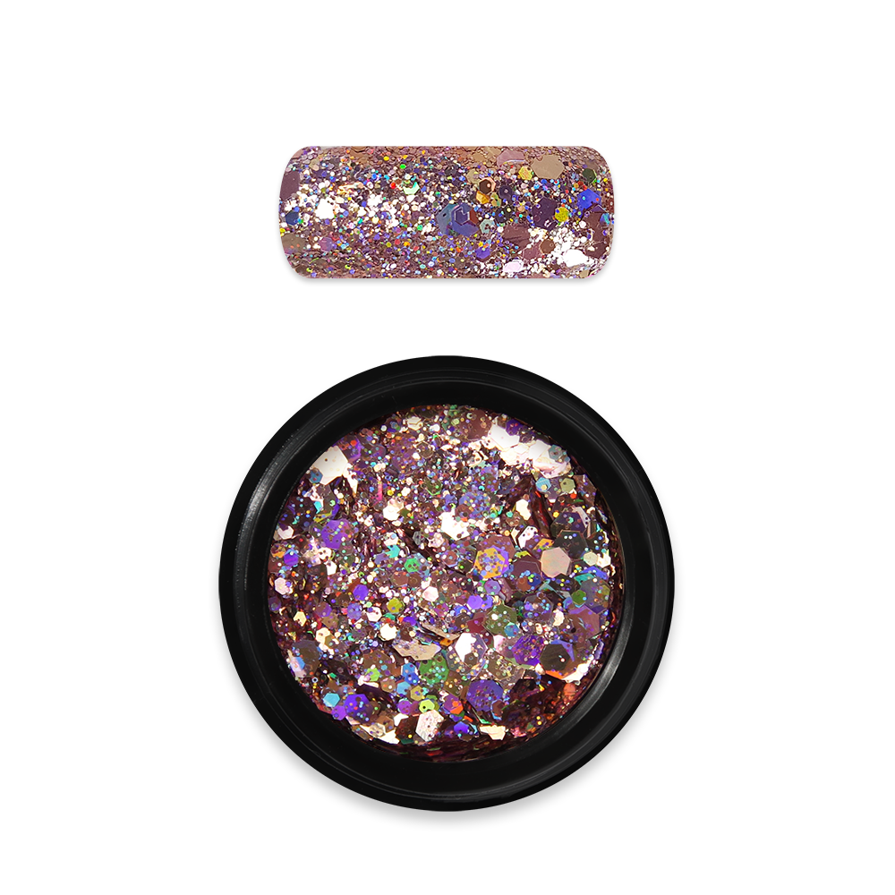Moyra - Holo glitter mix - 06 - Rose Gold