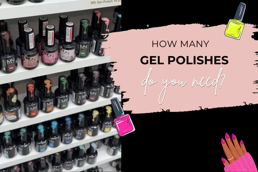 How many gel polish shades does a nail tech really need?
