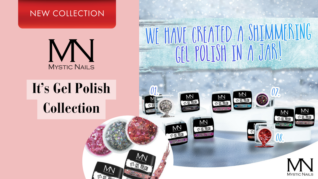 Glittery gel polish in a jar? NEW collection!