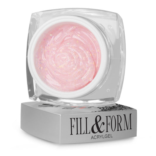 Mystic Nails - Fill&Form Acrygel - Holo Milky Rose (HEMA-free)