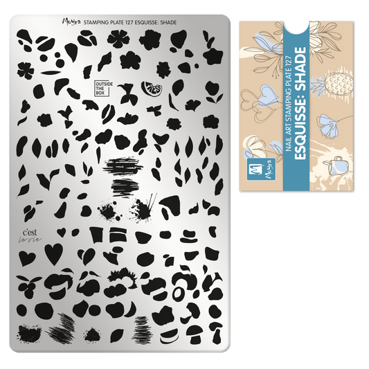 Moyra Stamping Plate - 127 - Esquisse: Shade