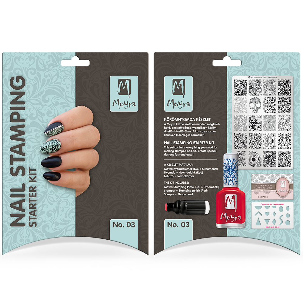 Moyra Nail Stamping Starter Kit - 03 - Ornaments