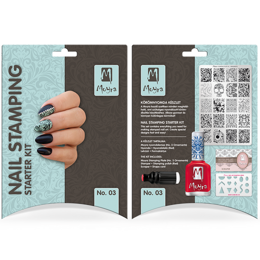 Moyra Nail Stamping Starter Kit - 03 - Ornaments
