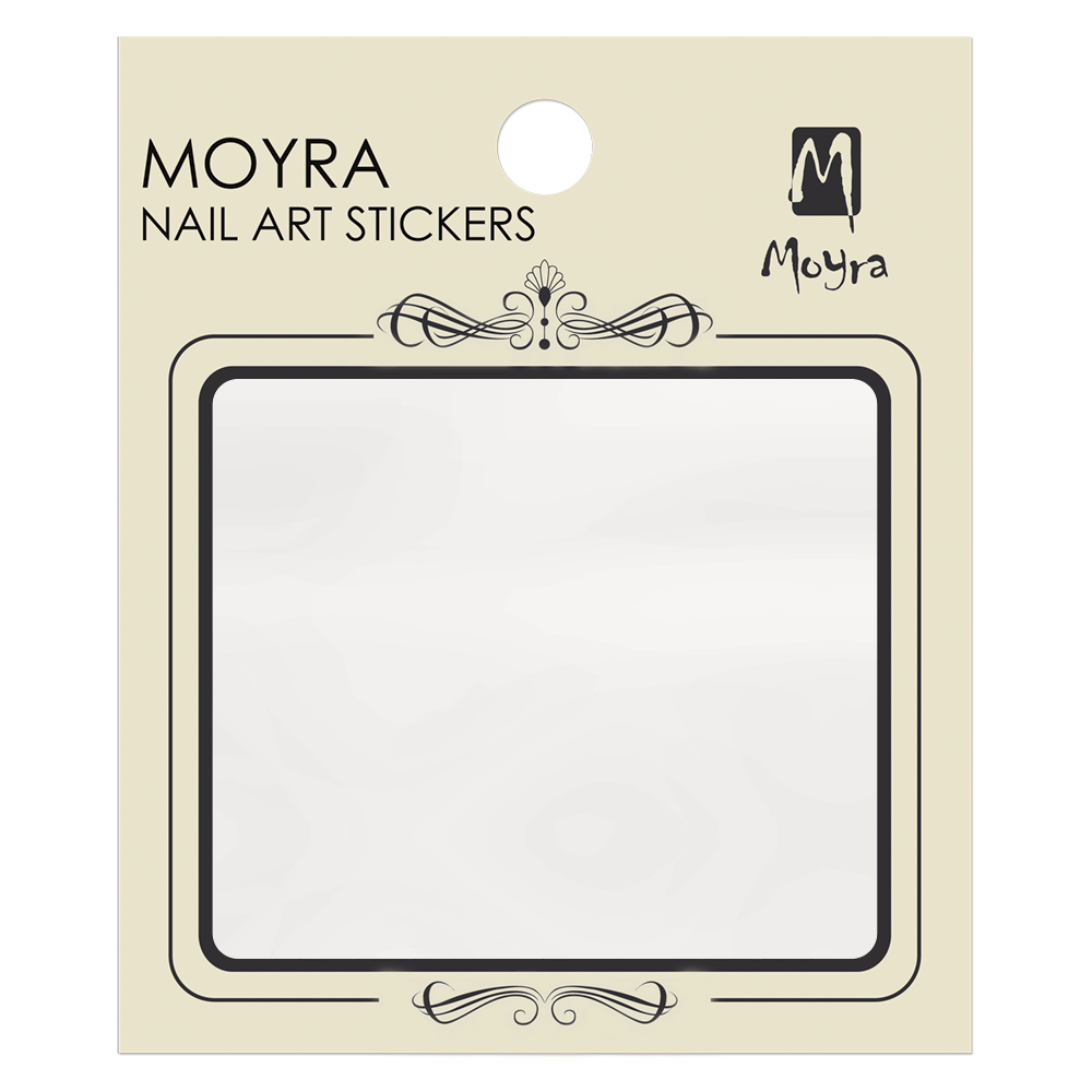 Moyra Transparent Sticker - 3 sheets/package