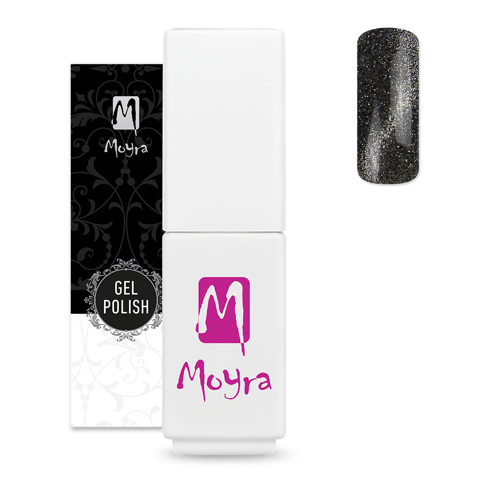 Moyra - Mini Gel Polish - Magnetic 505 Black