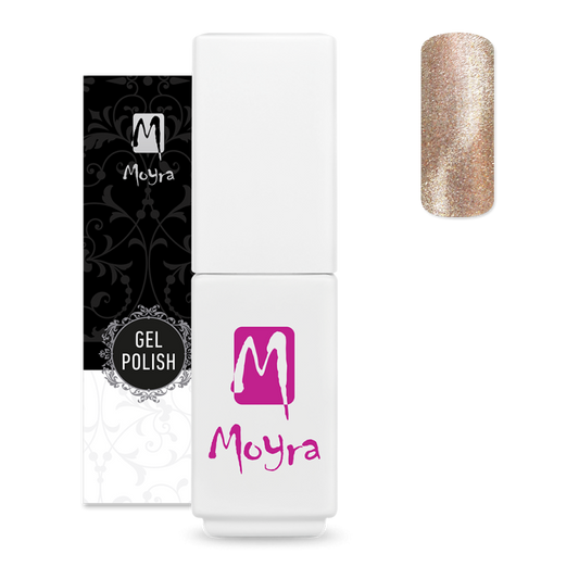 Moyra - Mini Gel Polish - Magnetic 511 Rose Gold