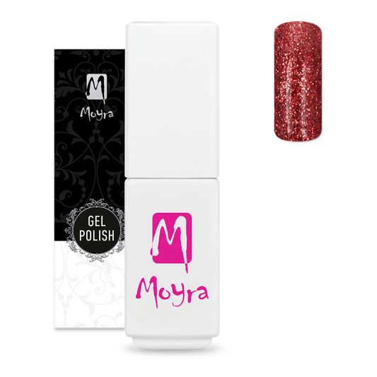 Moyra Mini Gel Polish Diamond Collection - 606 - Red