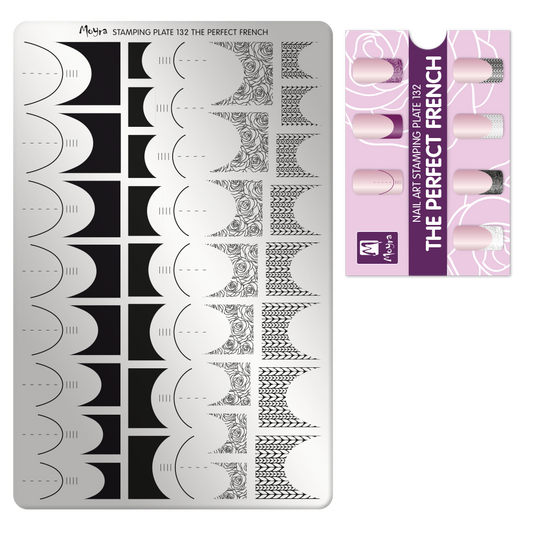 Moyra Stamping plate - 132 - The Perfect French