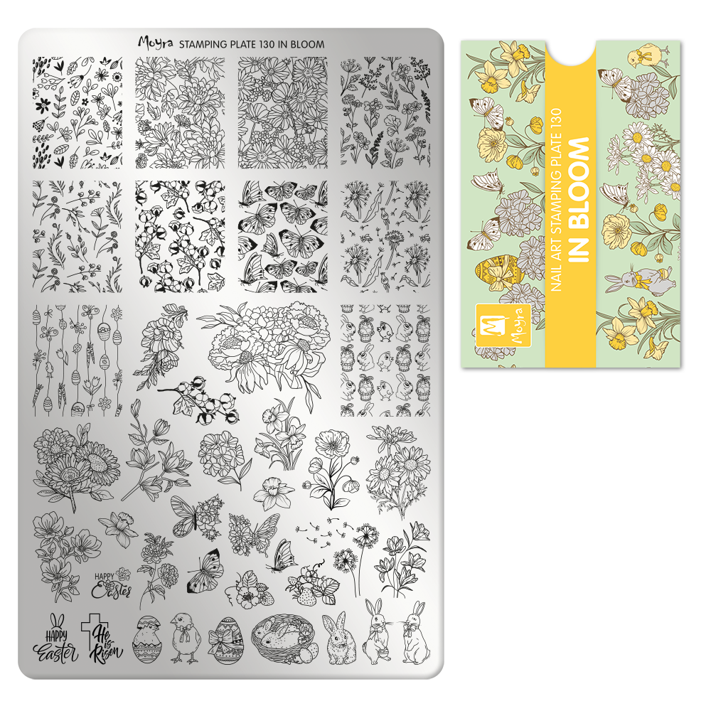 Moyra Stamping Plate - 130 - In Bloom
