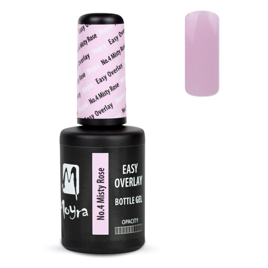 Moyra - Easy Overlay Bottle Gel - No.4 Misty Rose