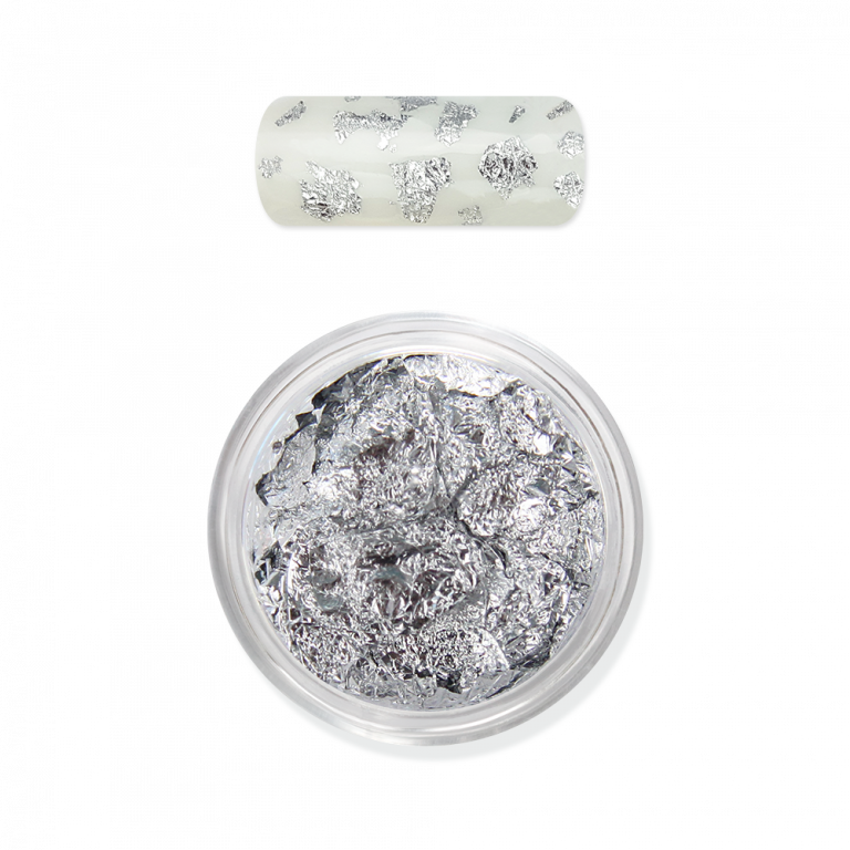 Moyra Nail Art Foil in jar No. 01 Silver