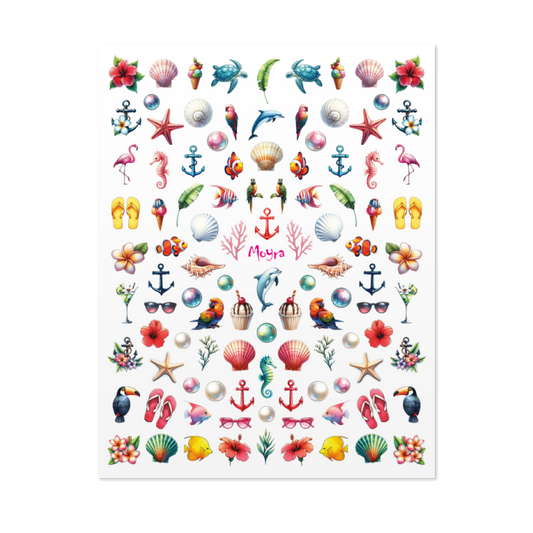 Moyra Nail stickers (self-adhesive) - No. 30