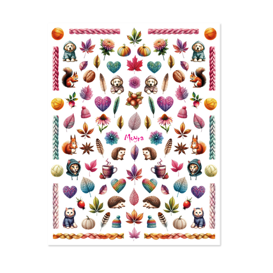 Moyra Nail stickers (self-adhesive) - No. 31