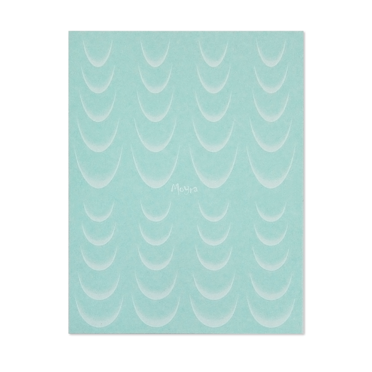 Moyra Watertransfer Sticker Selection Ombre No. 12 White