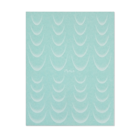 Moyra Watertransfer Sticker Selection Ombre No. 12 White