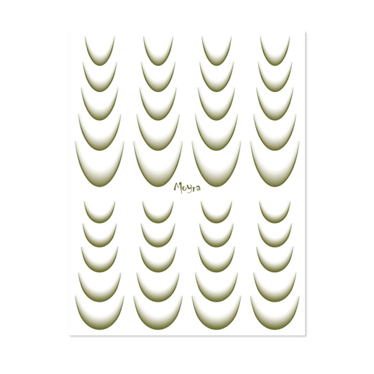 Moyra Watertransfer Sticker Selection Ombre No. 13 Khaki