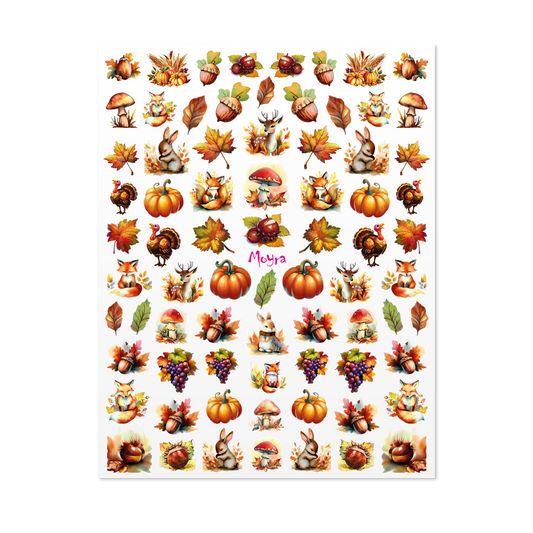 Moyra Watertransfer Sticker Selection NO. 02 Autumn