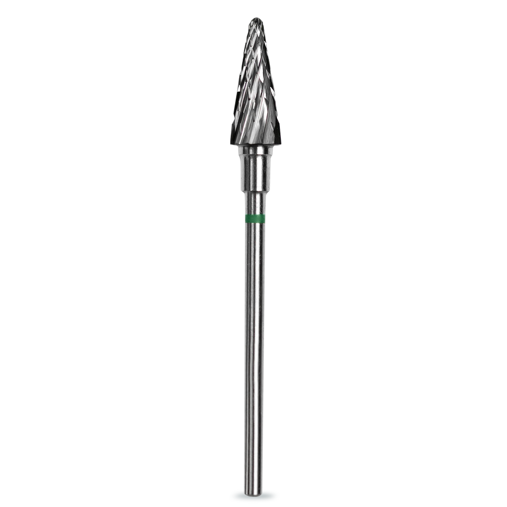 Staleks Carbide CONE drill bit, GREEN, 6 mm/14 mm