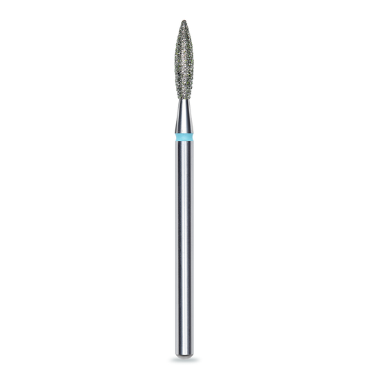 Moyra - Staleks Diamond FLAME drill bit, BLUE, 2.3 mm/10 mm