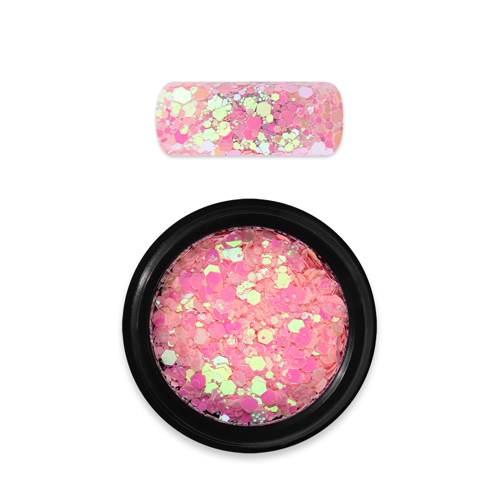 Moyra Holo Glitter Mix - 23 - Chameleon sugar pink