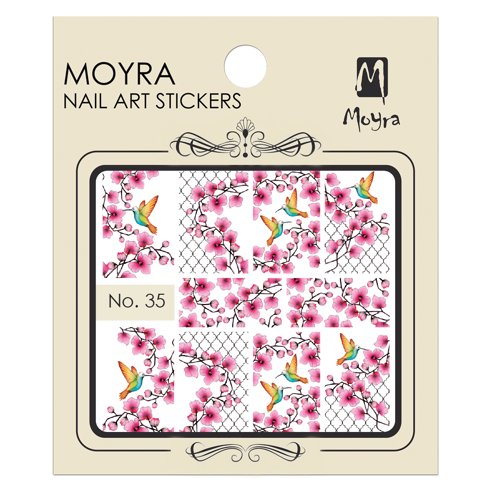 Moyra Nail art stickers No. 35