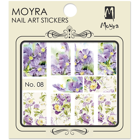 Moyra Nail Art Stickers No. 08
