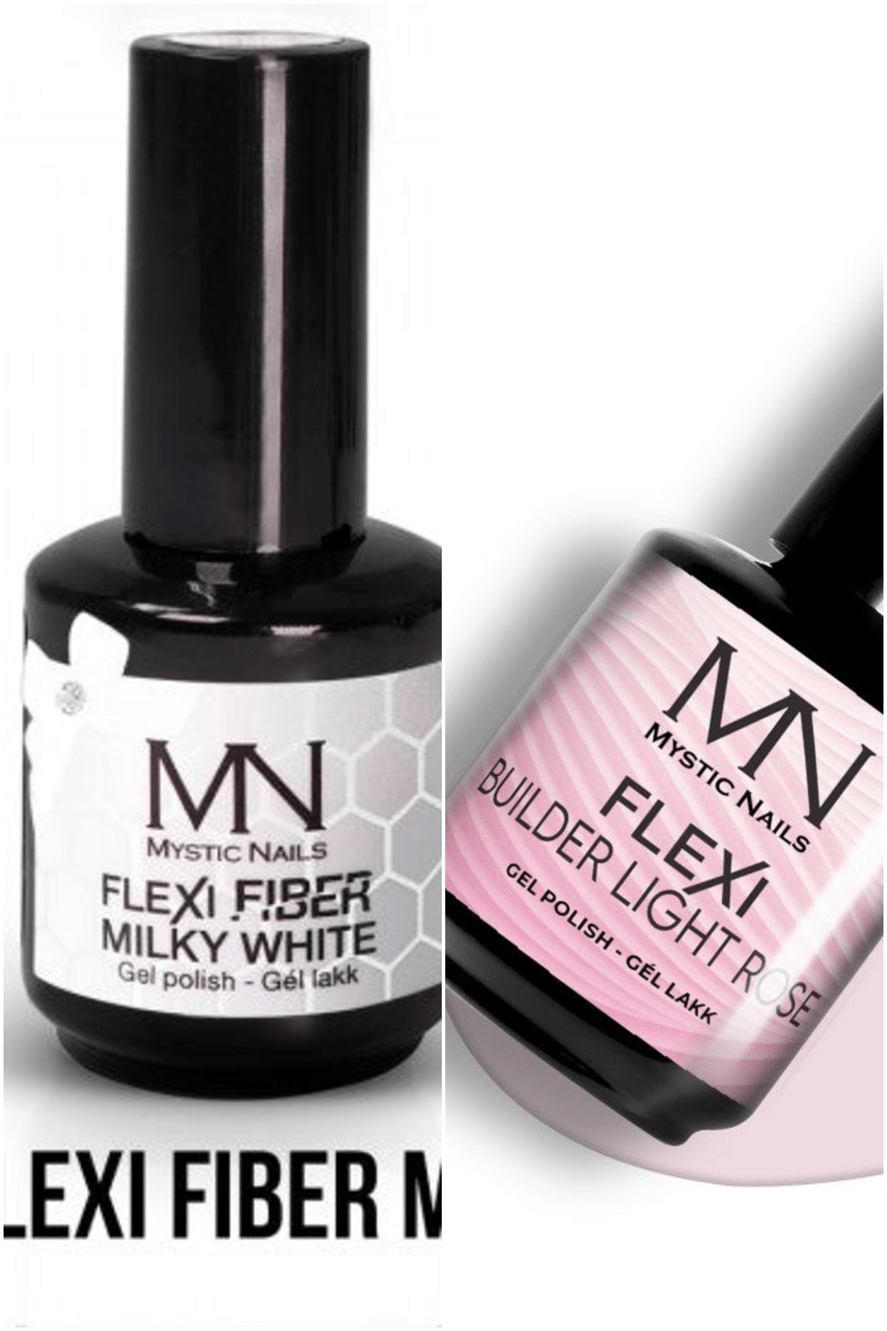 Flexi Fiber Milky White & Flexi Builder Light Rose Bundle