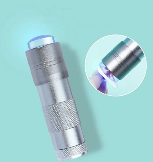 2in1 Mini Led Light for Stamping with built-in stamper
