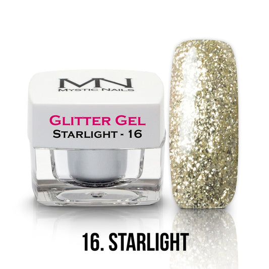 Mystic Nails - Glitter Gel - no.016. - Starlight
