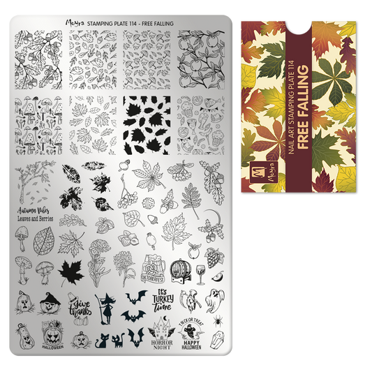 Moyra Stamping Plate - 114 - Free falling