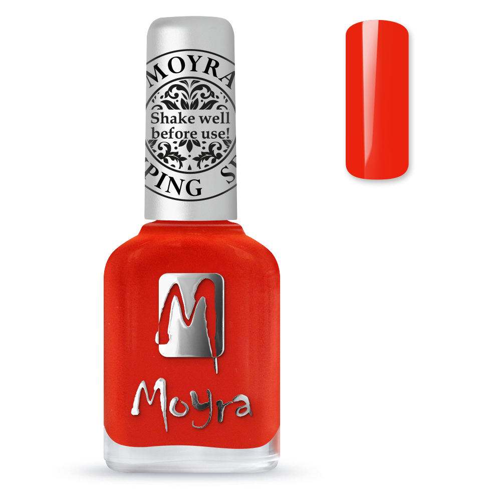 Moyra Stamping Nail Polish - SP41 - Amber Orange