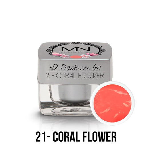 Mystic Nails - 3D Plasticine Gel - 021 - Coral Flower