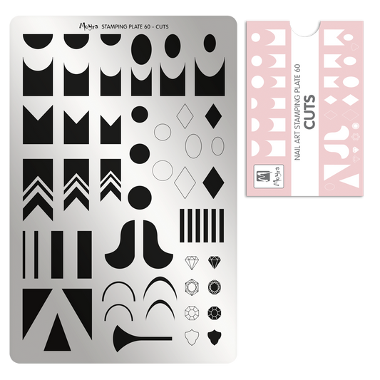 Moyra Stamping Plate - 60 - Cuts