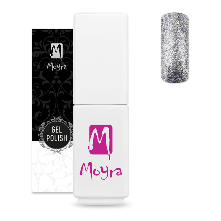 Moyra Mini Gel Polish Diamond Collection - 601 - Silver