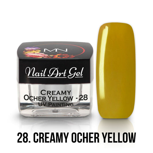 Mystic Nails - Nail Art Gel - 028 - Creamy Ocher Yellow