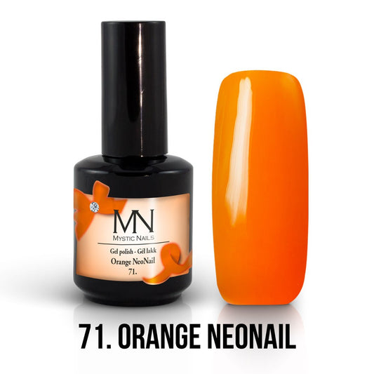 Mystic Nails - Gel Polish 071 - Orange NeoNail