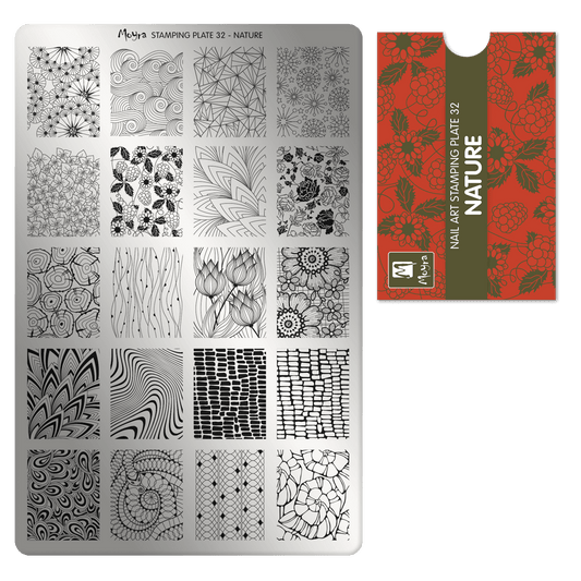 Moyra Stamping Plate - 32 - Nature